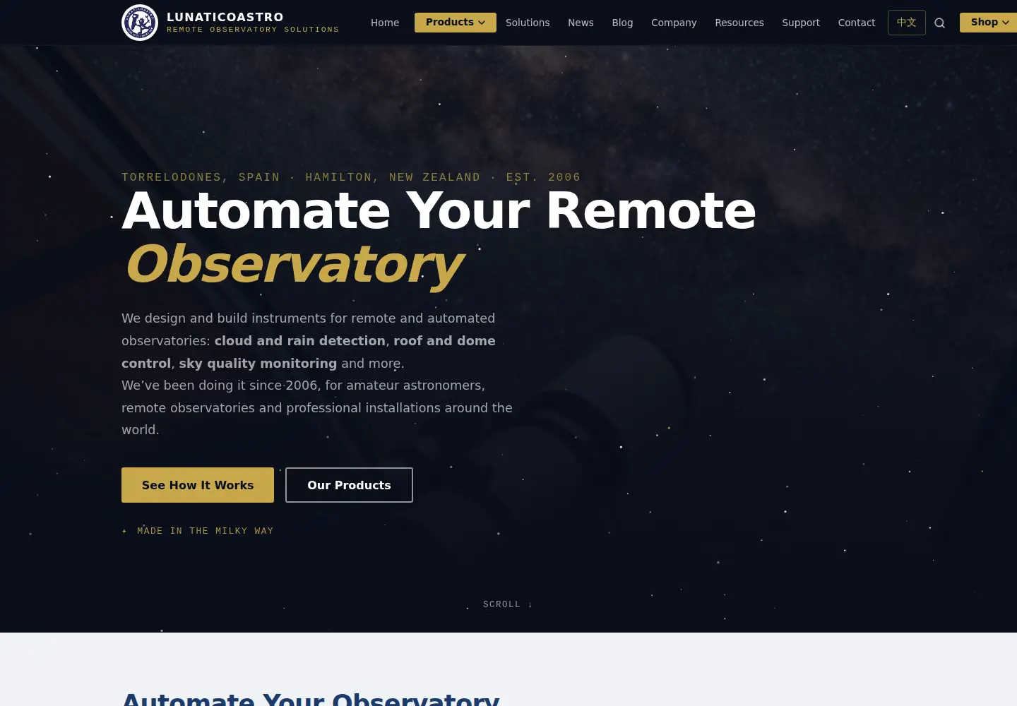 Screenshot of lunaticoastro.com