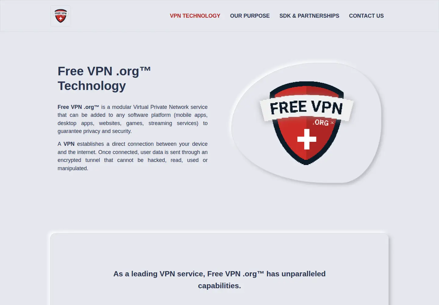 Screenshot of freevpn.org