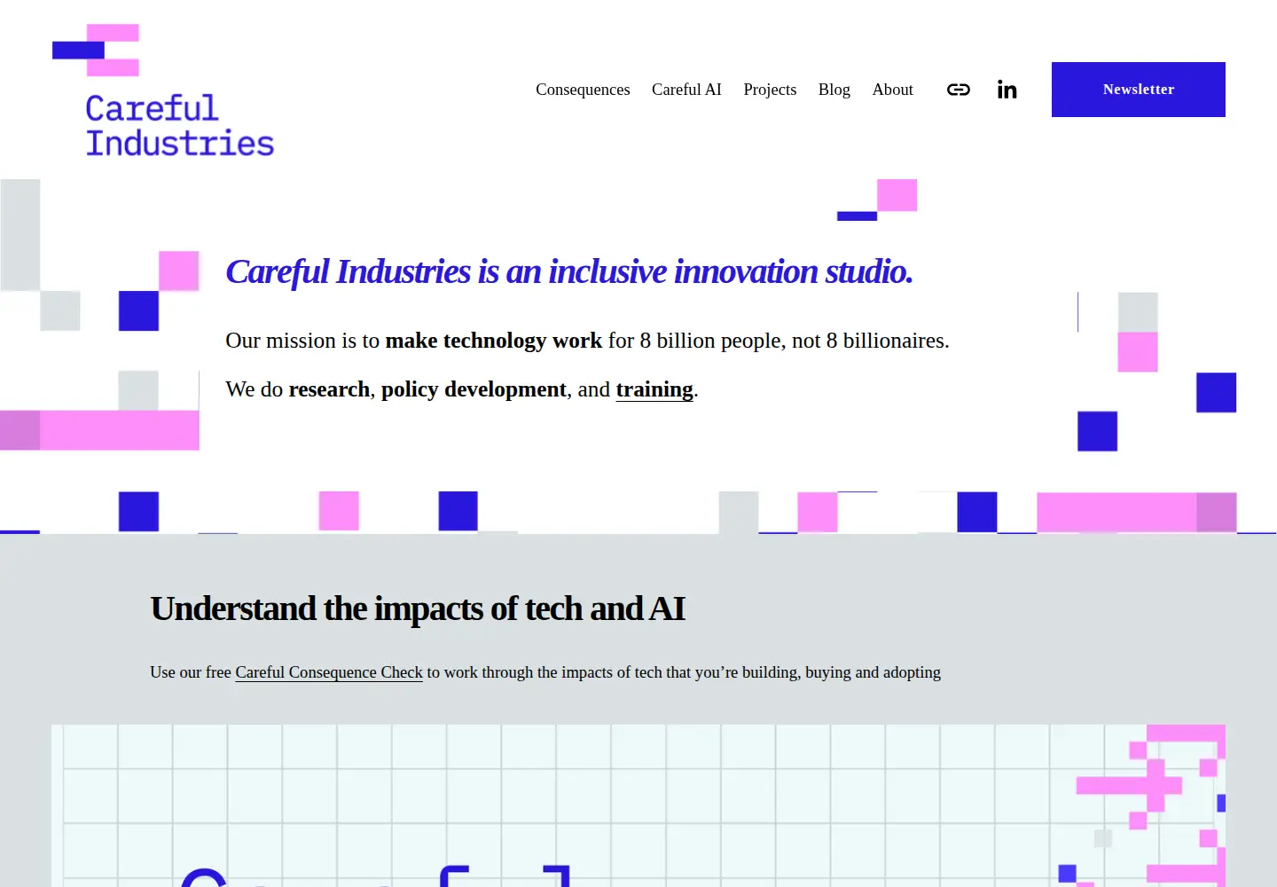 Screenshot of careful.industries