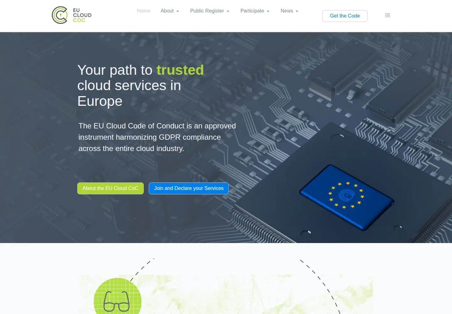 Screenshot of eucoc.cloud