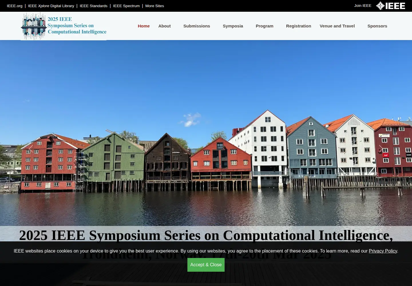 Screenshot of ieee-ssci.org