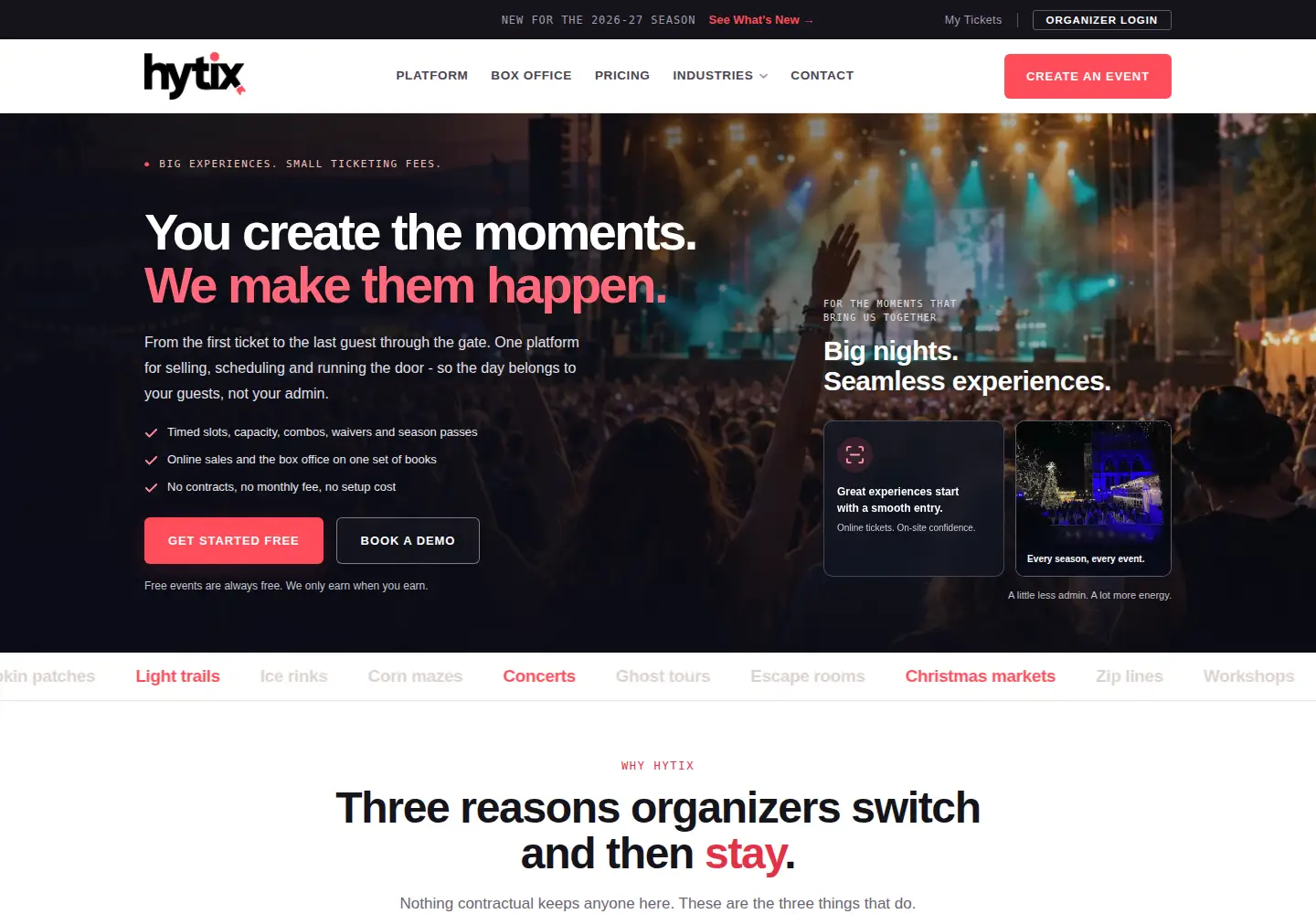 Screenshot of hytix.com
