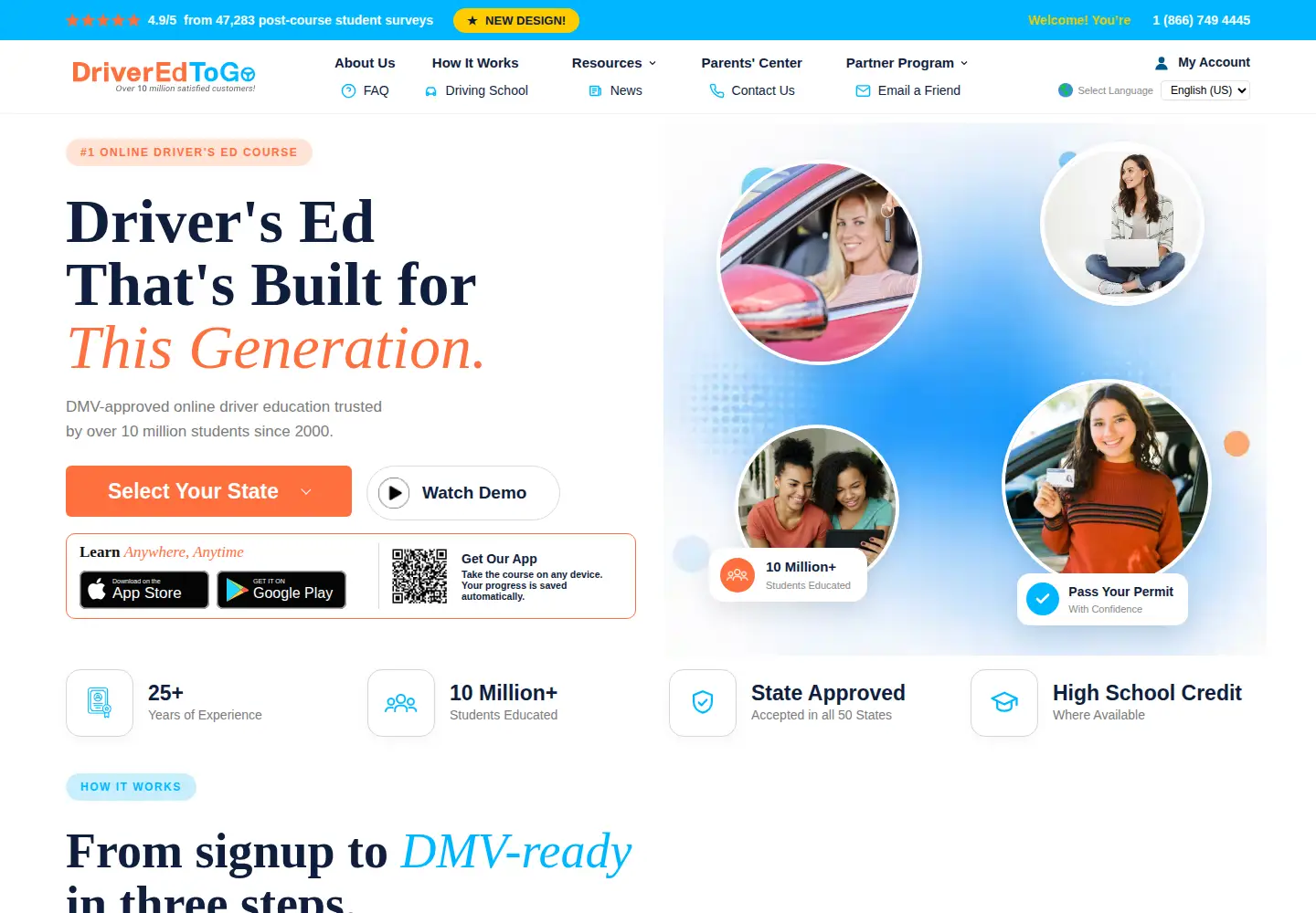 Screenshot of driveredtogo.com