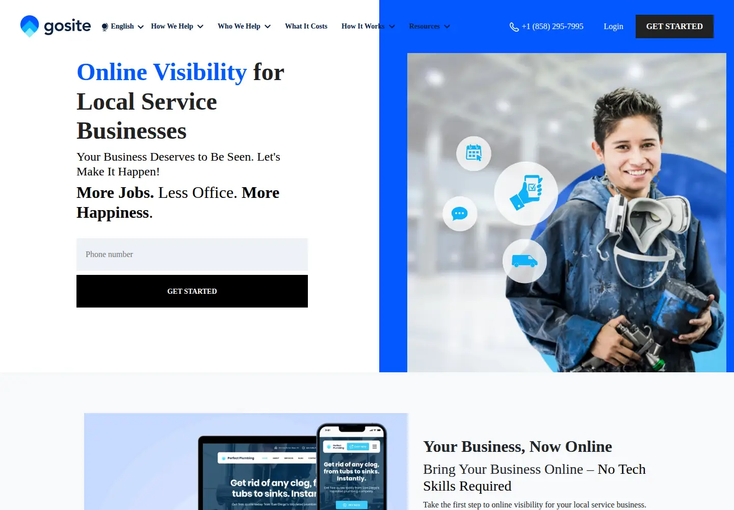 Screenshot of gosite.com