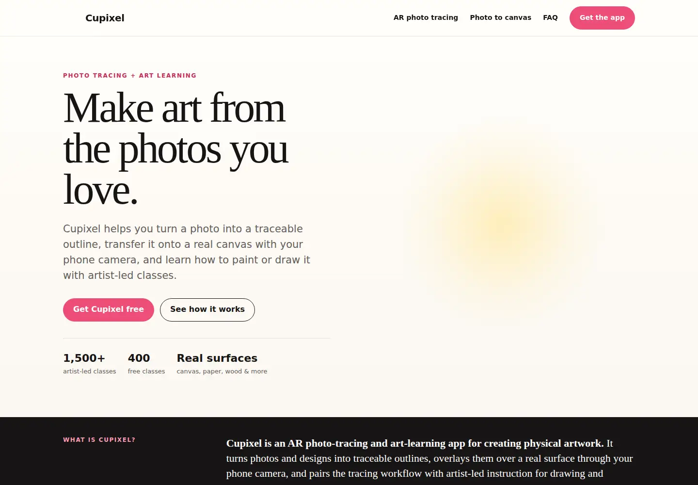 Screenshot of cupixel.com