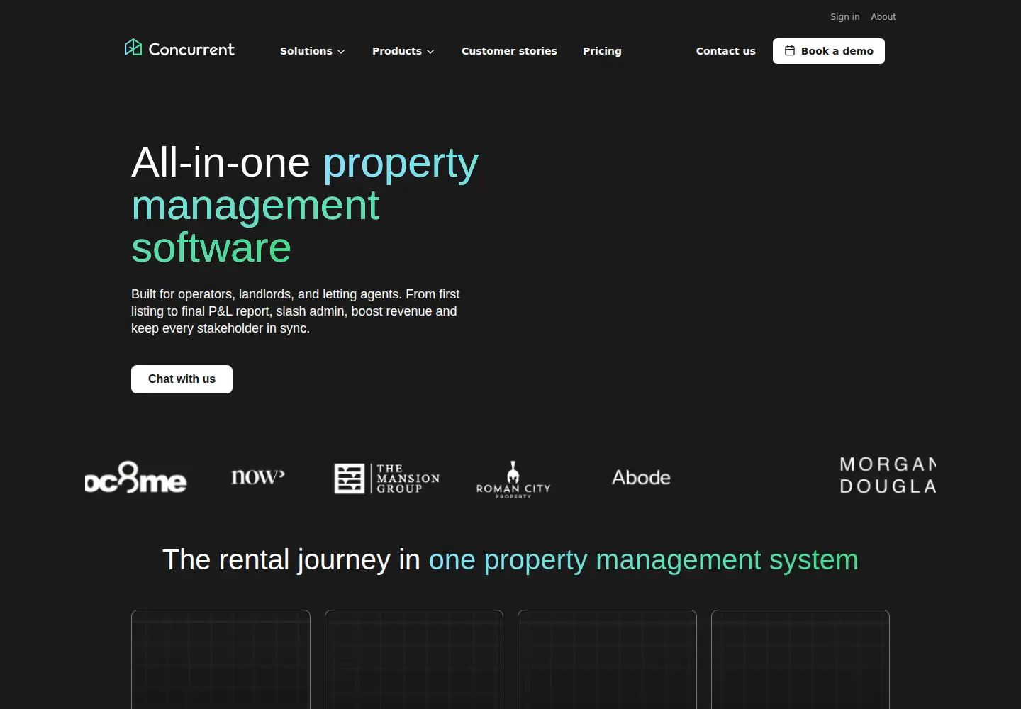 Captured homepage of concurrent.co.uk in the current scan