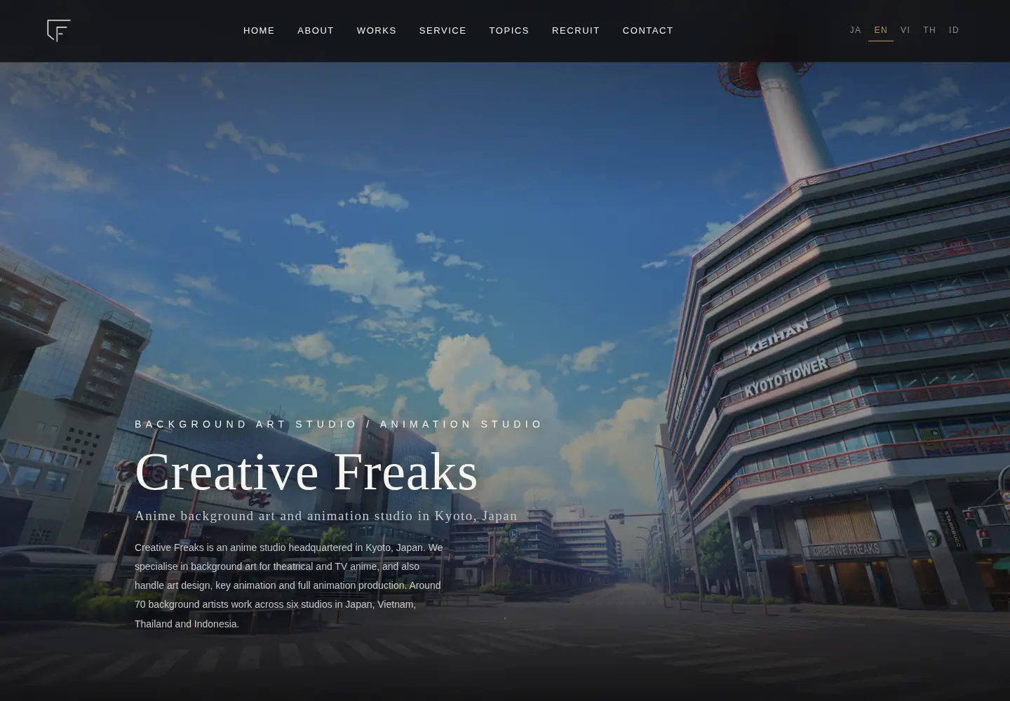 Screenshot of creativefreaks.net