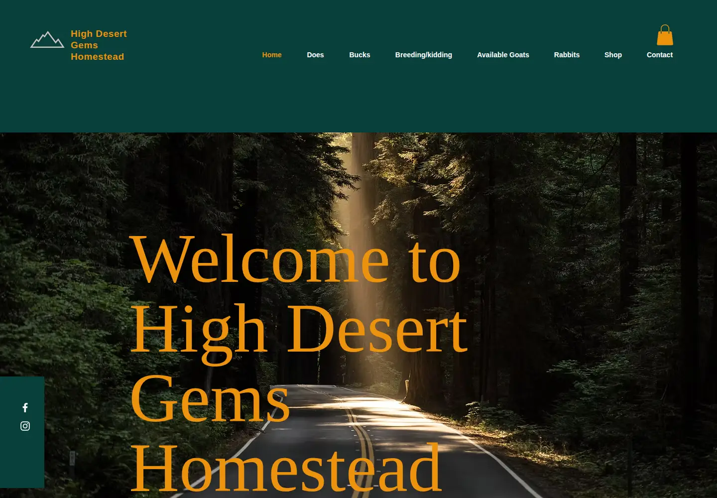 Captured homepage of highdesertgems.com in the current scan