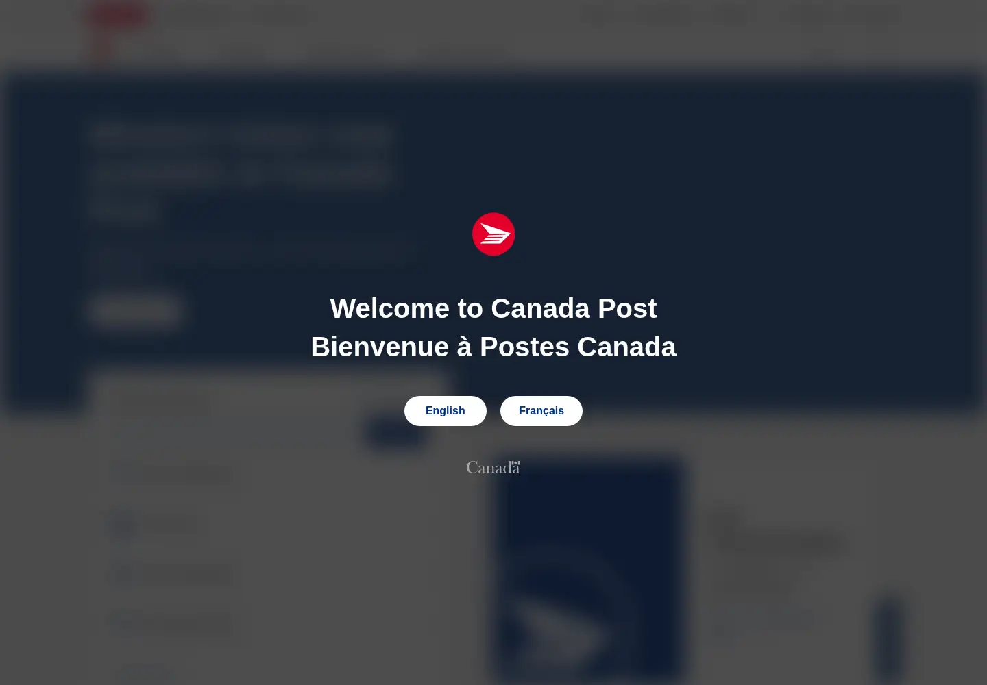 Screenshot of canadapost-postescanada.ca