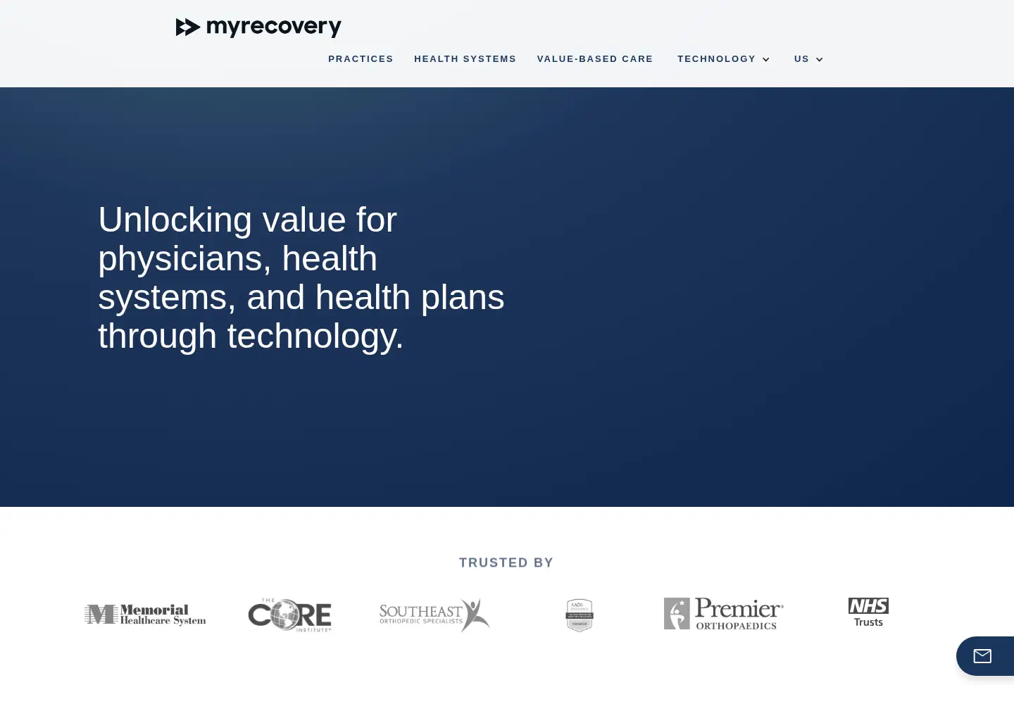 Screenshot of myrecovery.com