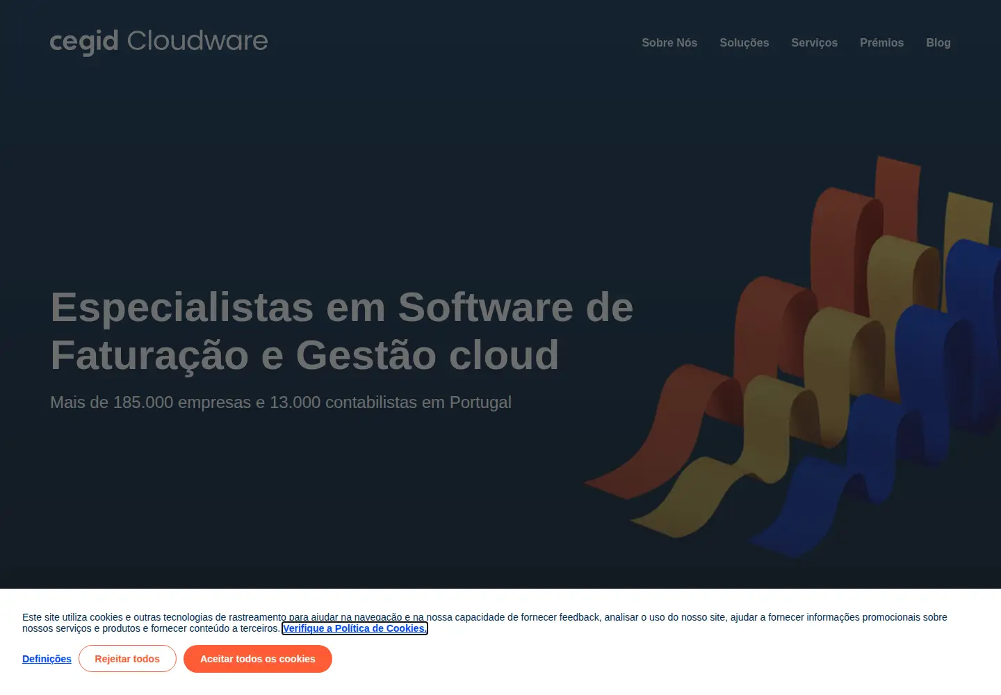 Screenshot of cloudware.pt