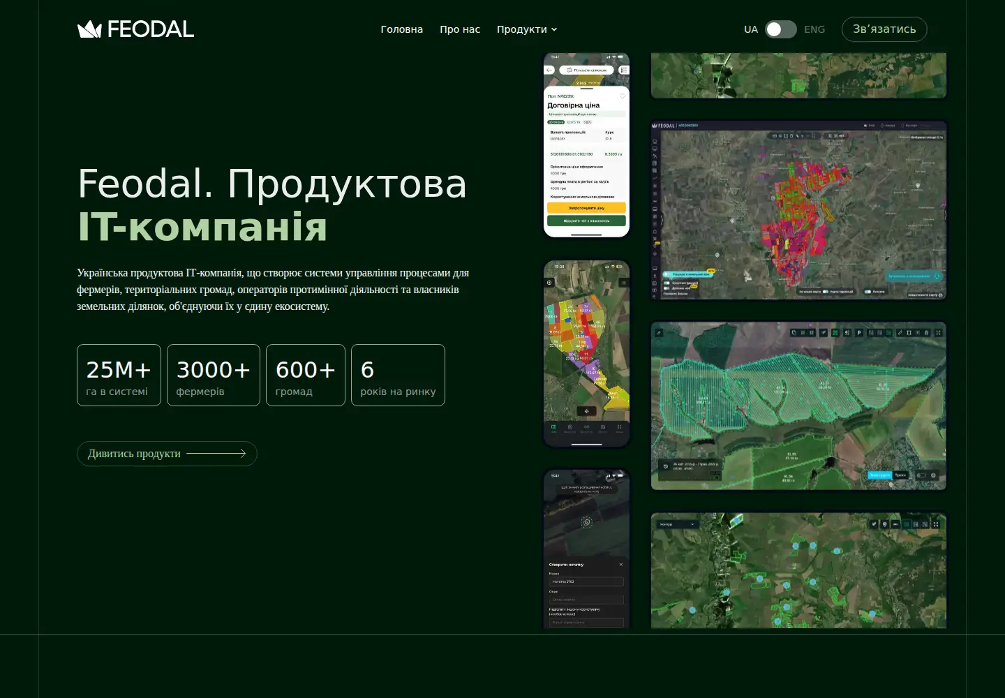 Captured homepage of feodal.online in the current scan