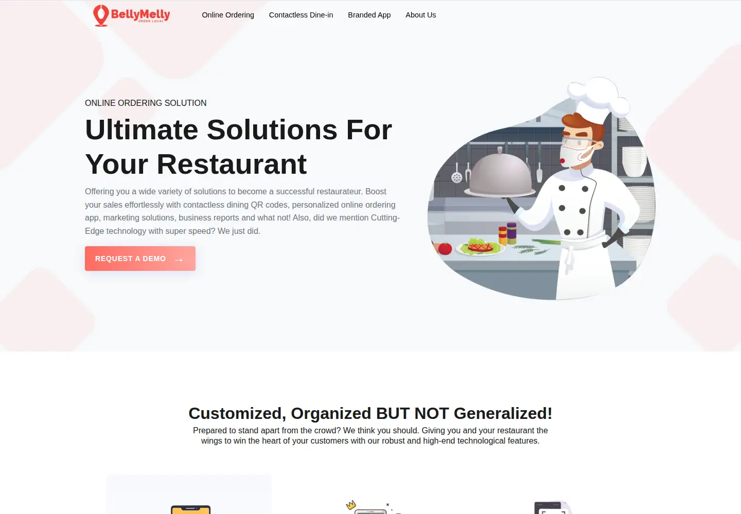 Screenshot of bellymelly.com
