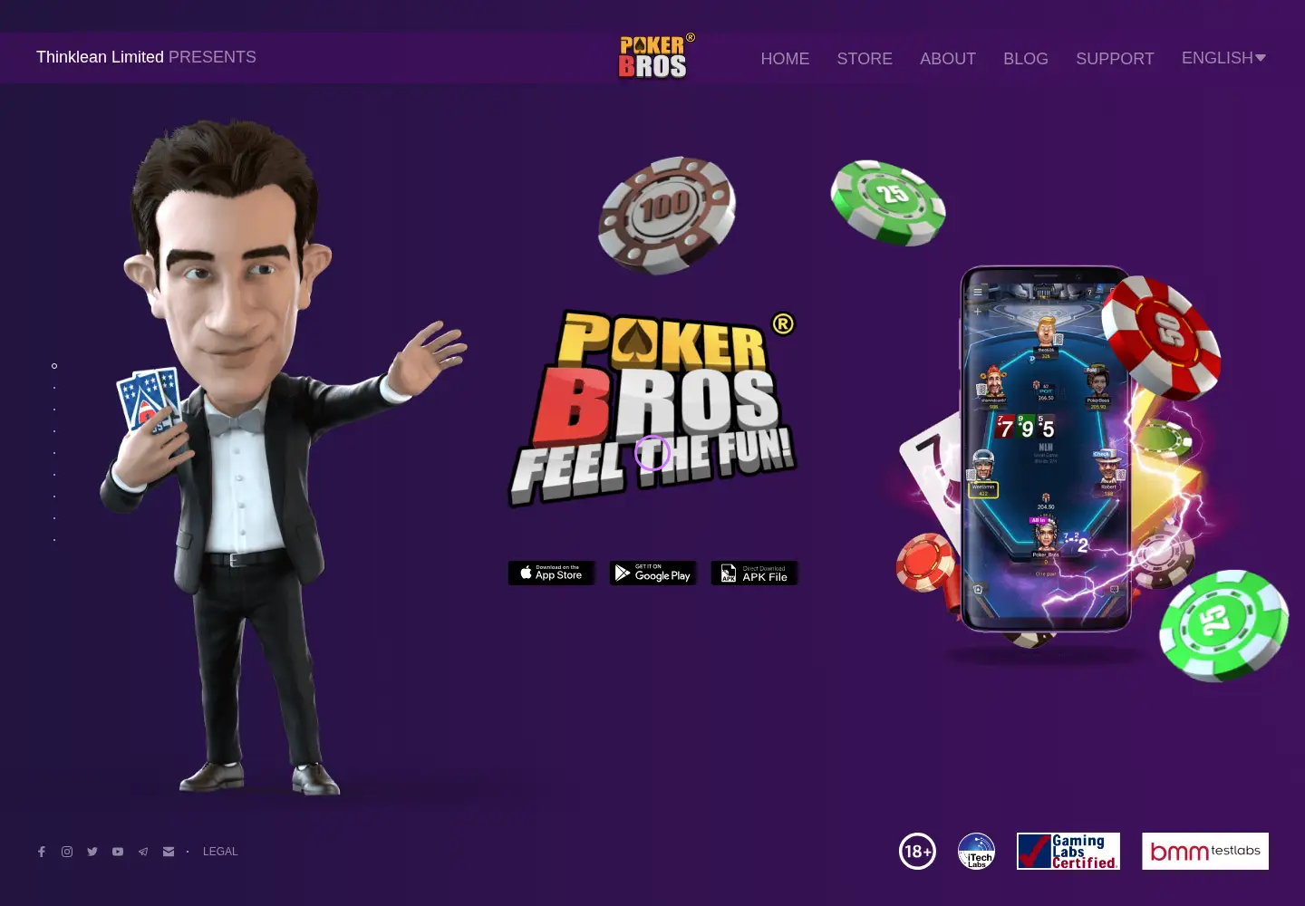 Screenshot of pokerbros.net
