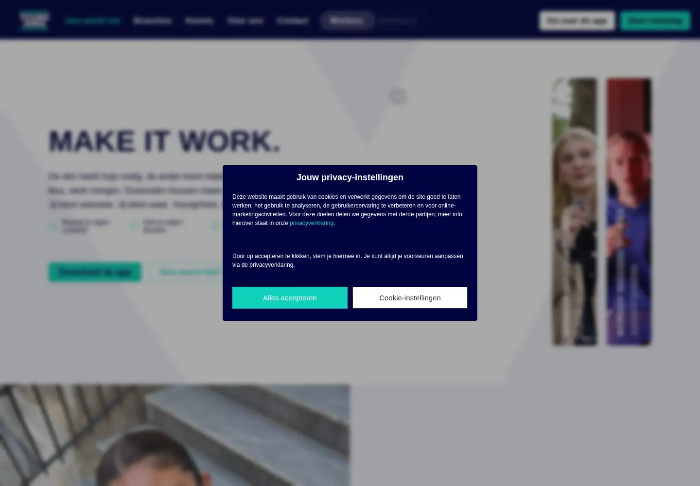 Screenshot of youngones.com
