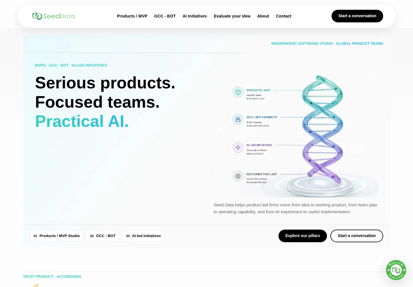 Screenshot of seeddatasystems.com