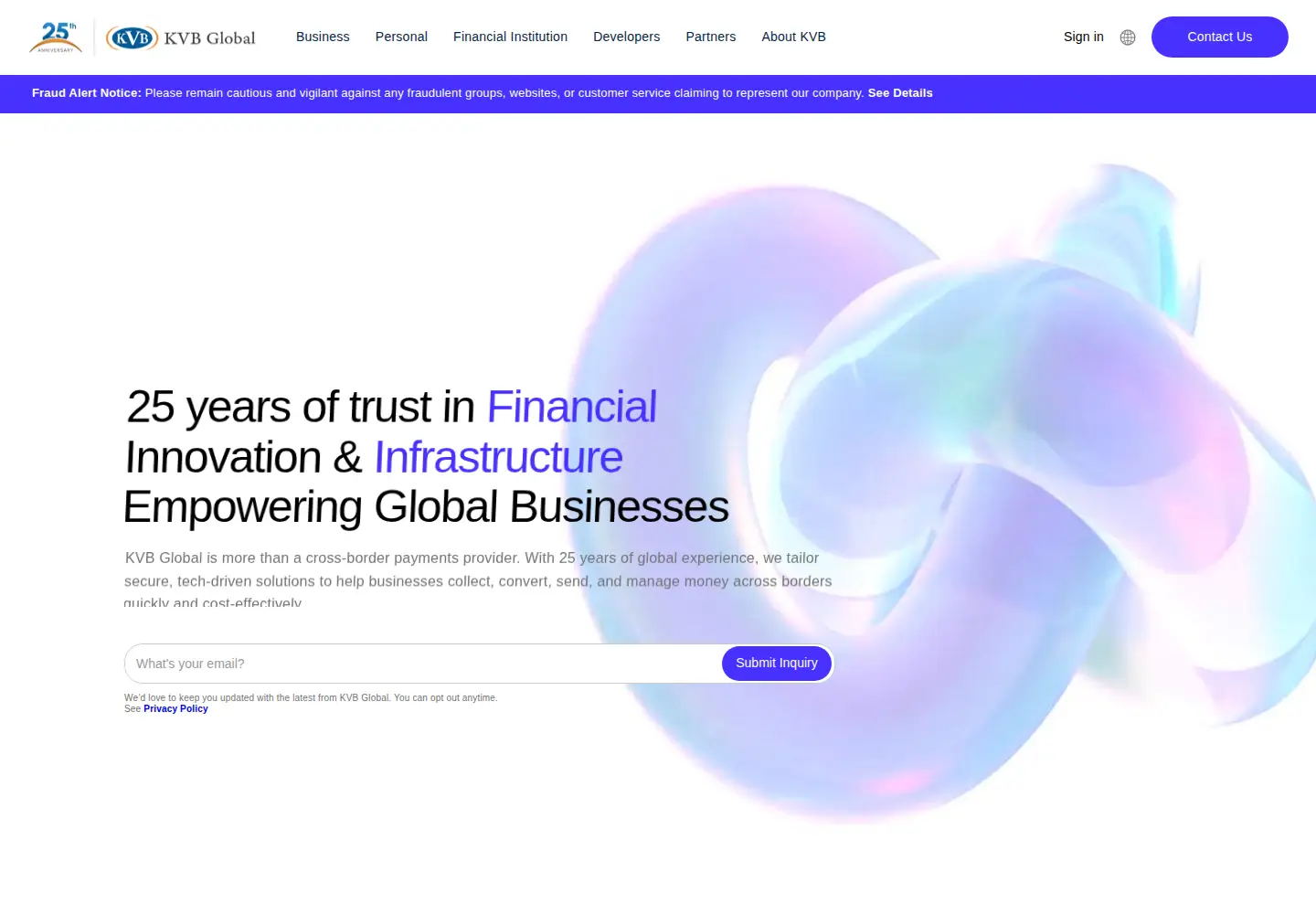 Screenshot of kvbgc.com