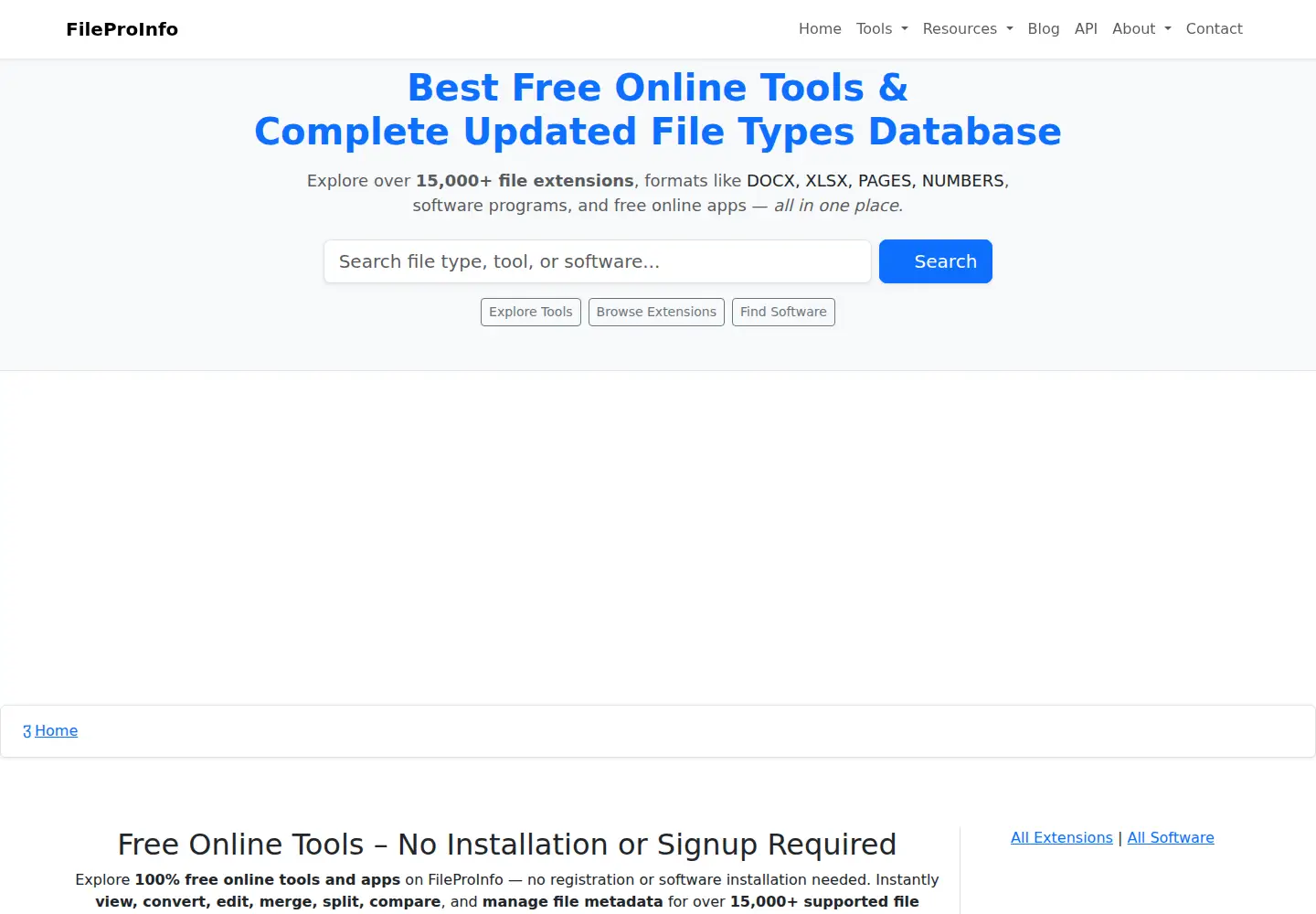 Screenshot of fileproinfo.com