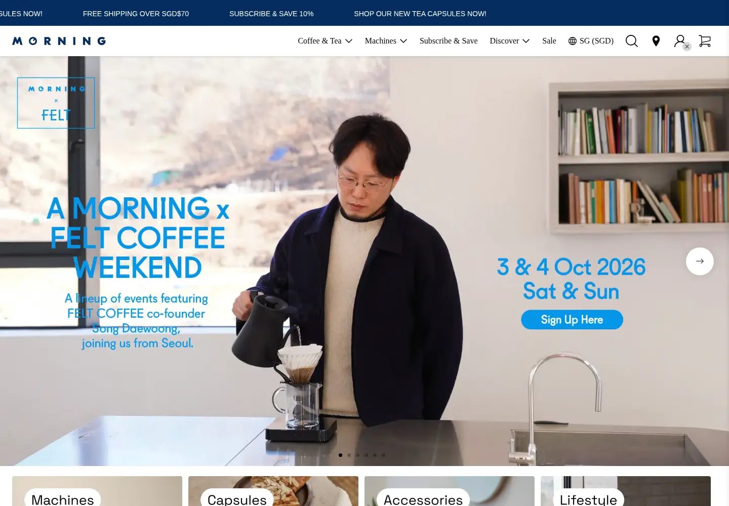 Screenshot of drinkmorning.com