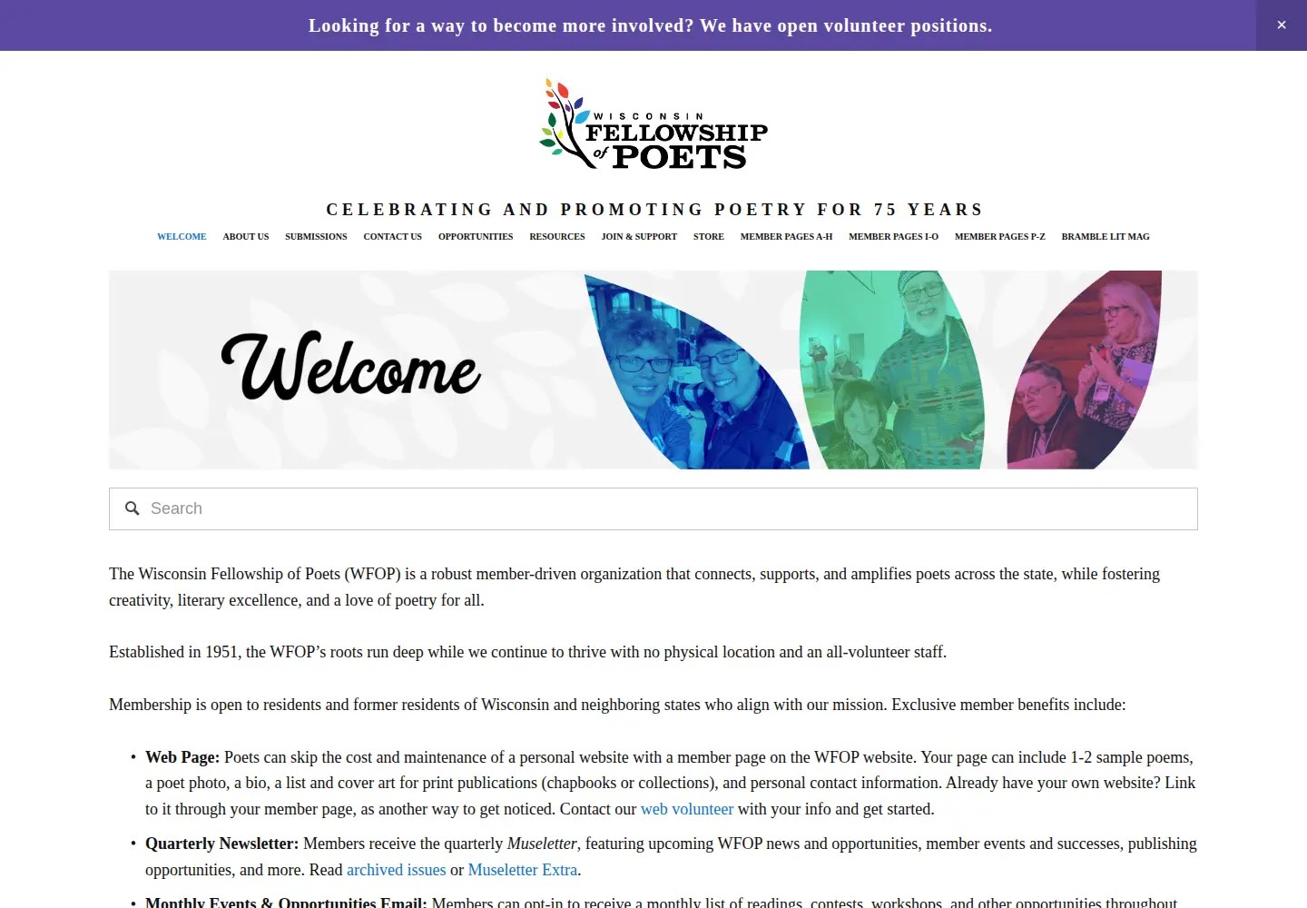 Screenshot of wfop.org