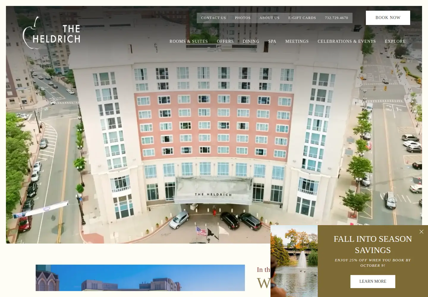 Screenshot of theheldrich.com