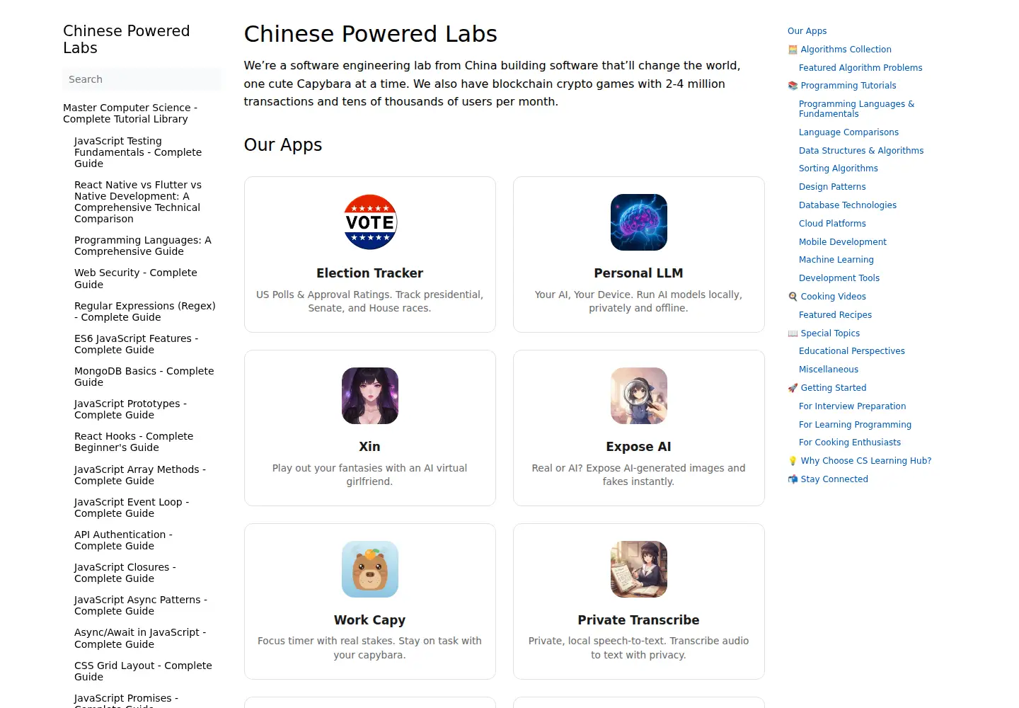 Screenshot of chinesepowered.com