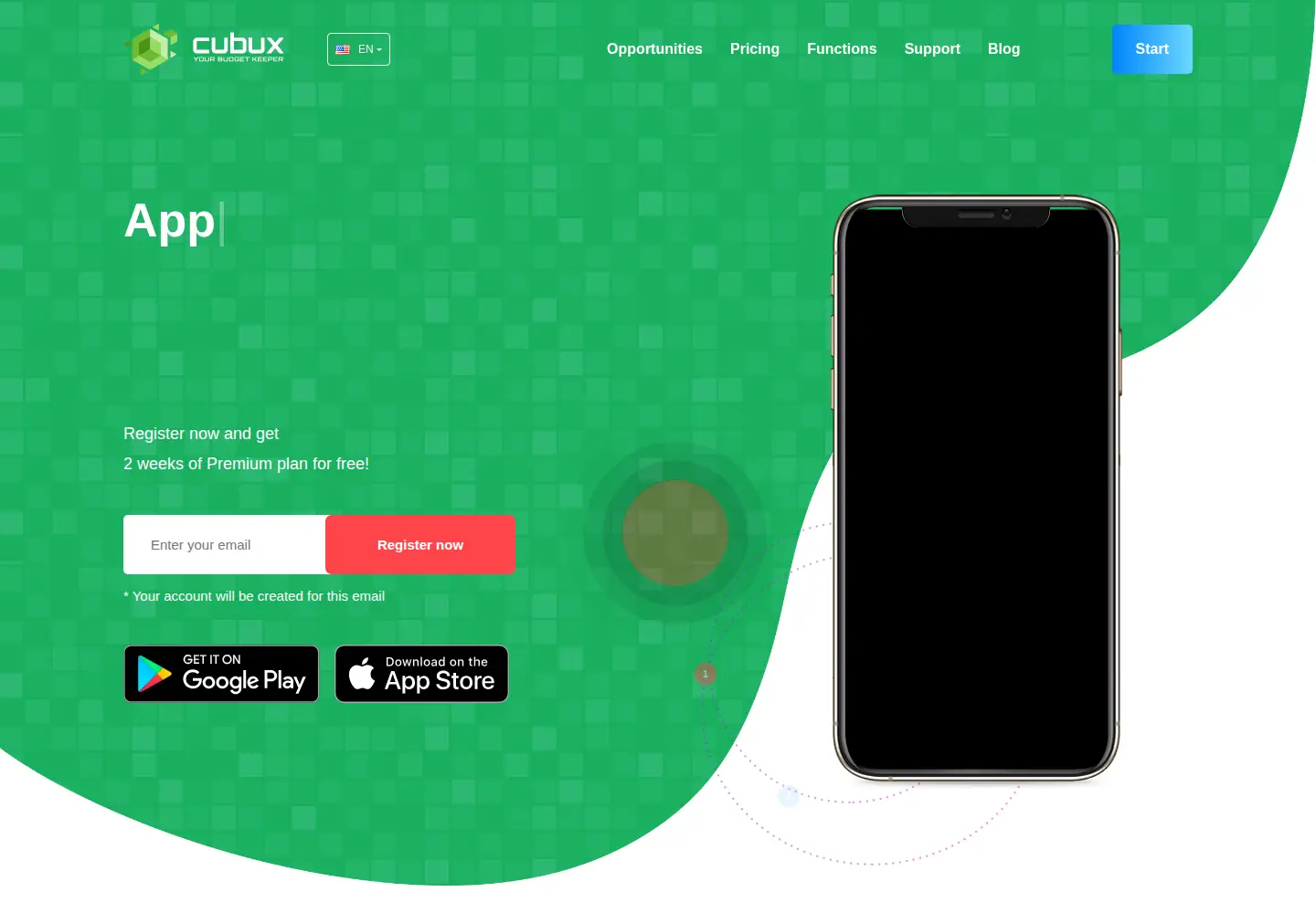 Captured homepage of cubux.net in the current scan