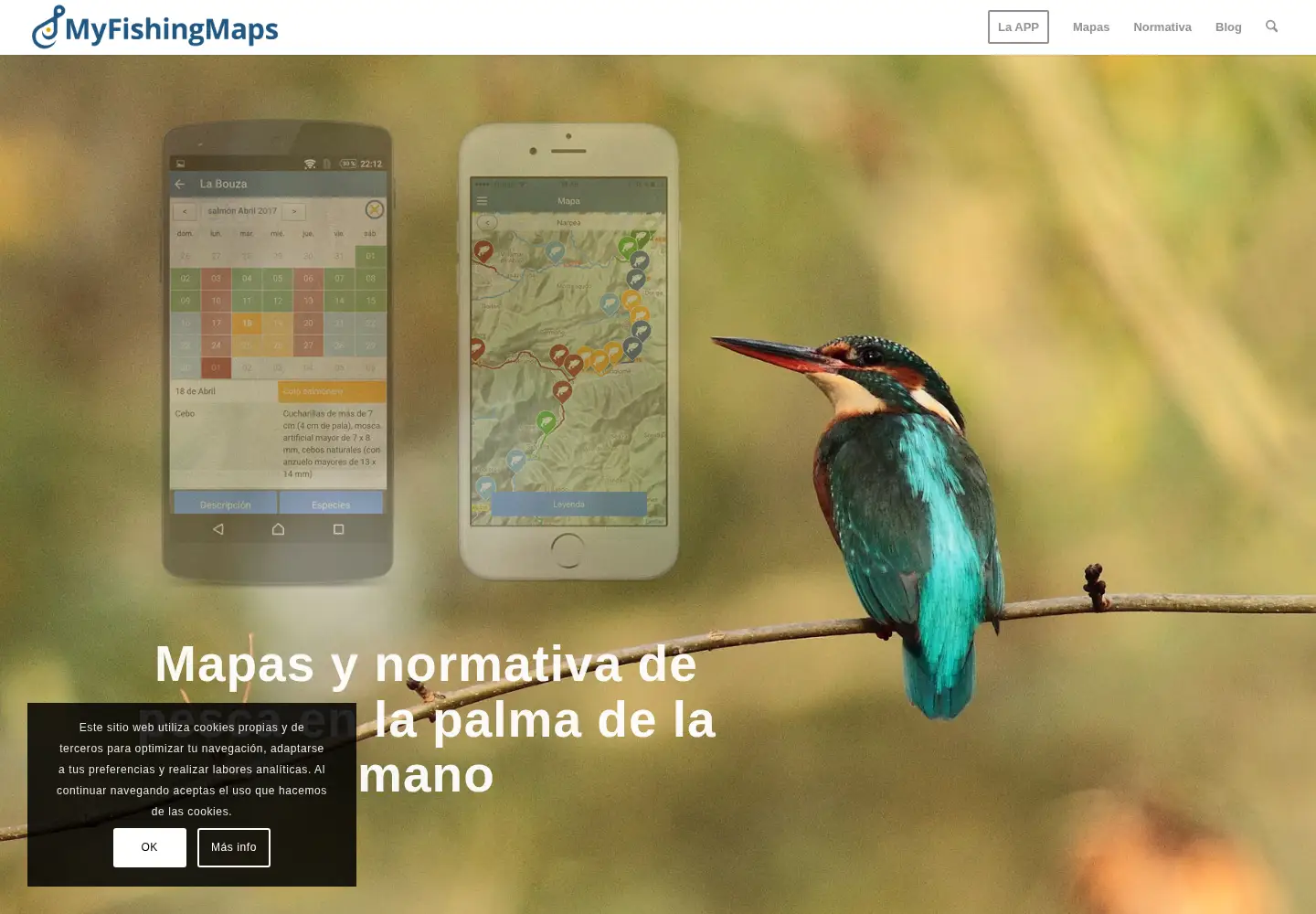 Screenshot of myfishingmaps.com