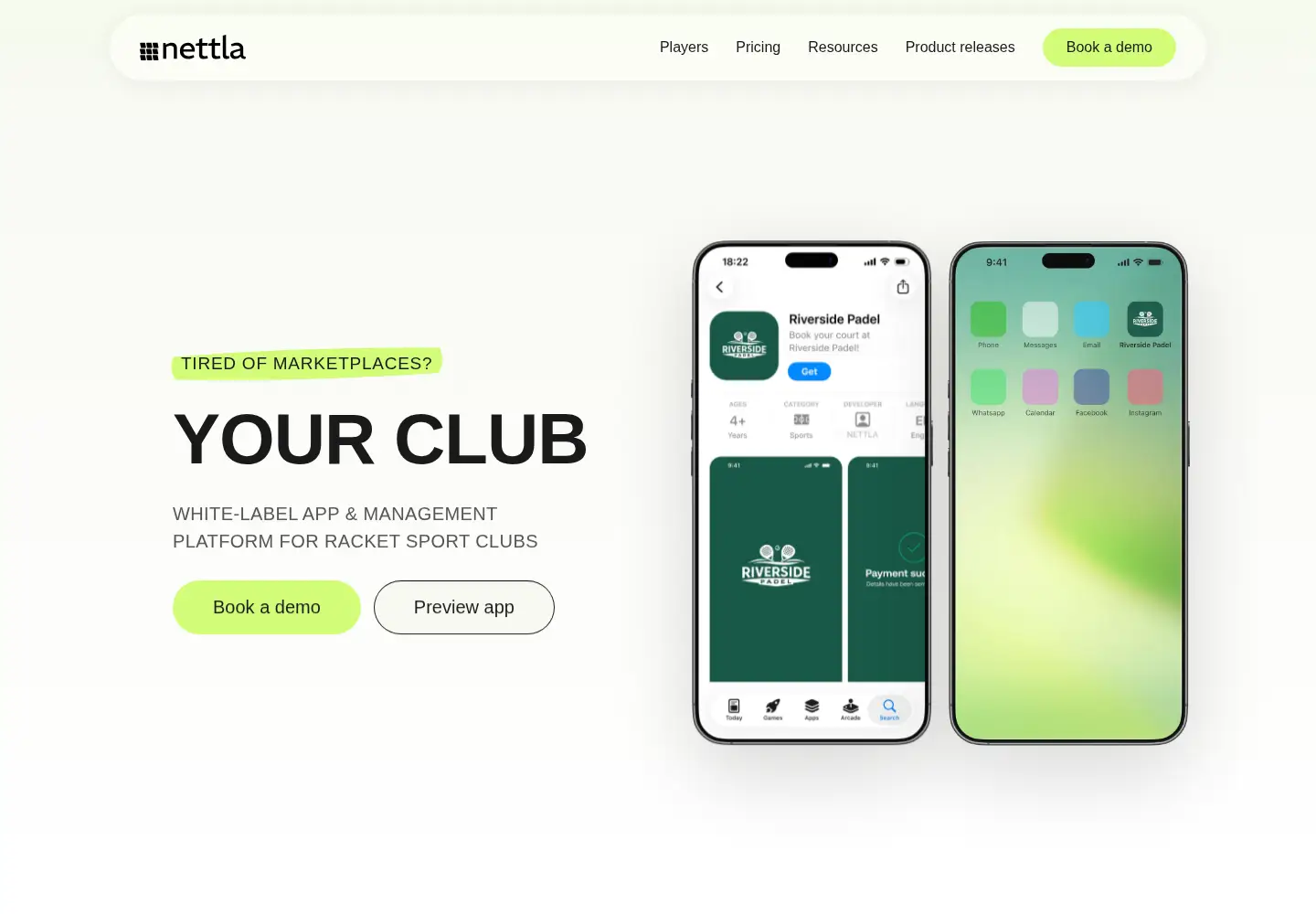 Screenshot of nettla.co