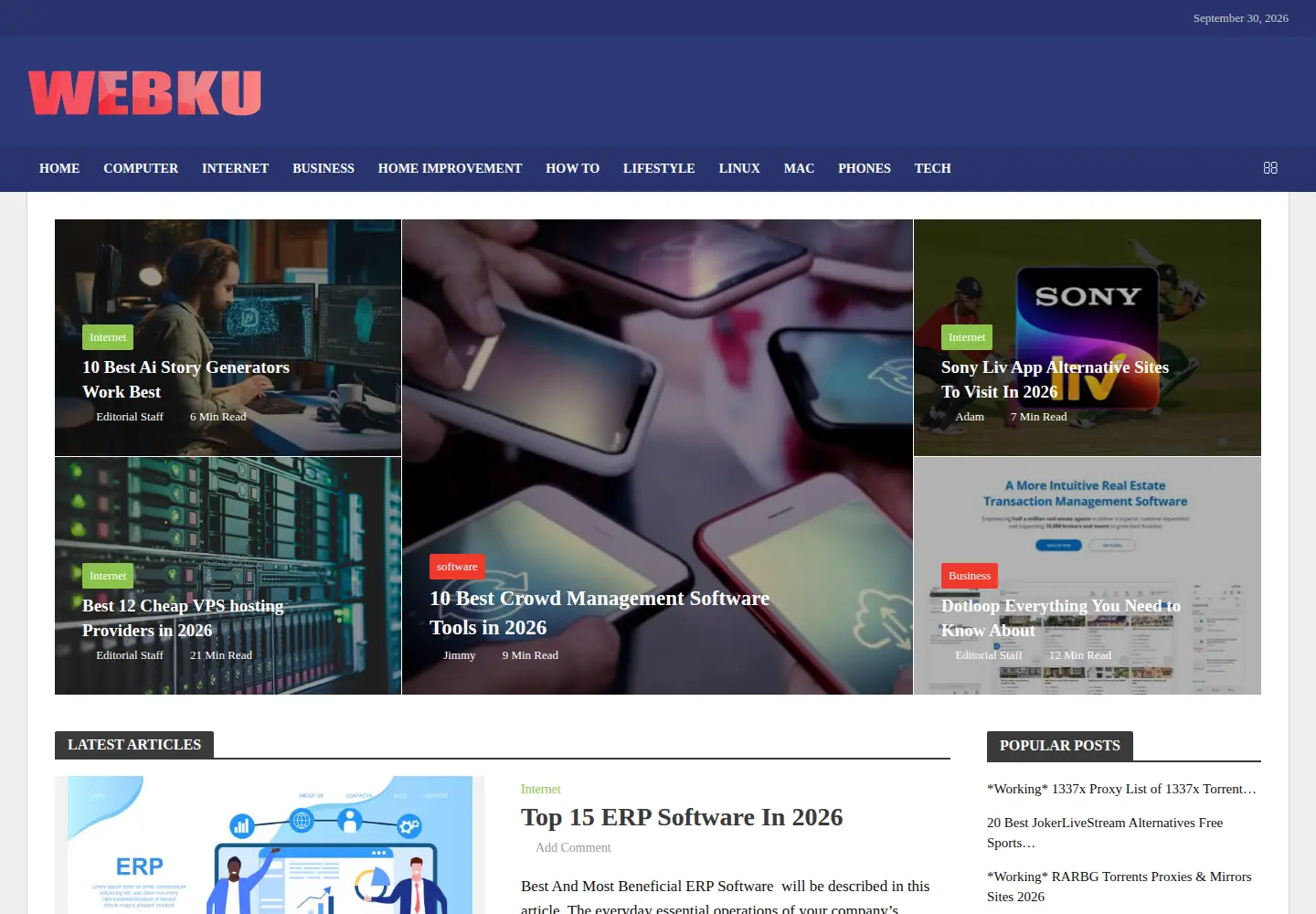 Screenshot of webku.net