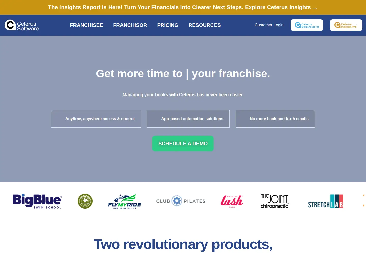 Screenshot of ceterus.com