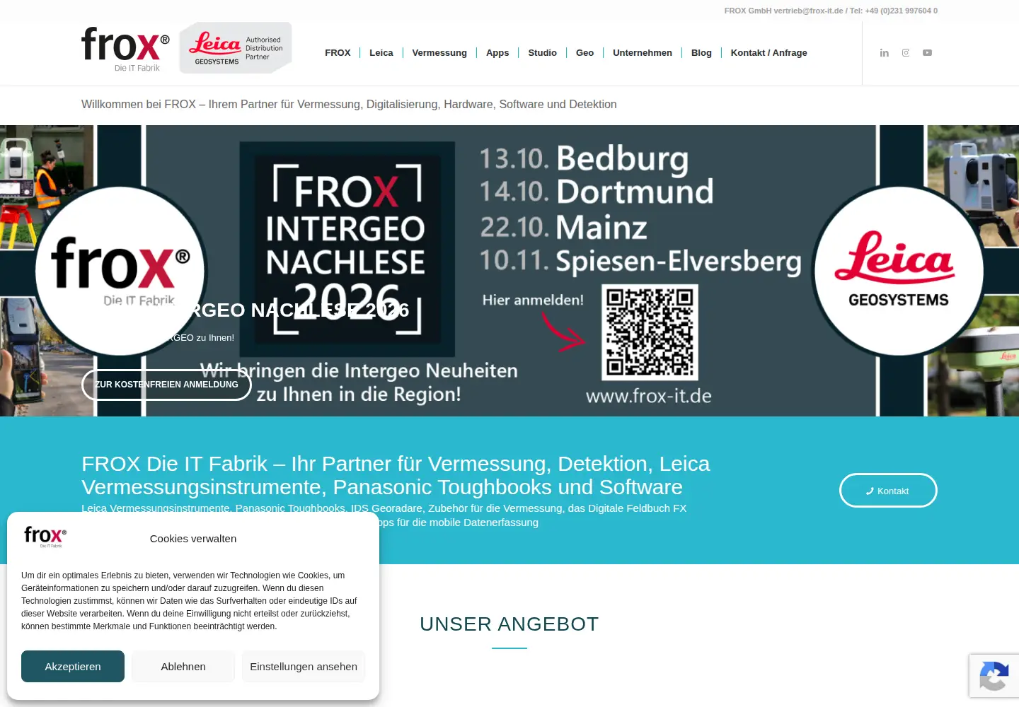 Screenshot of frox-it.de