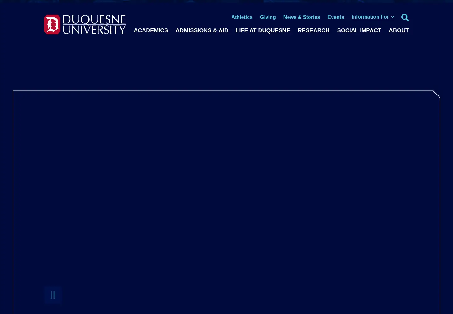 Screenshot of duq.edu