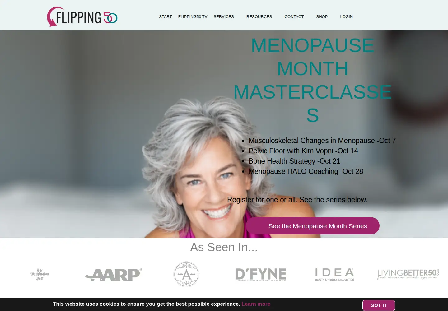 Screenshot of flippingfifty.com