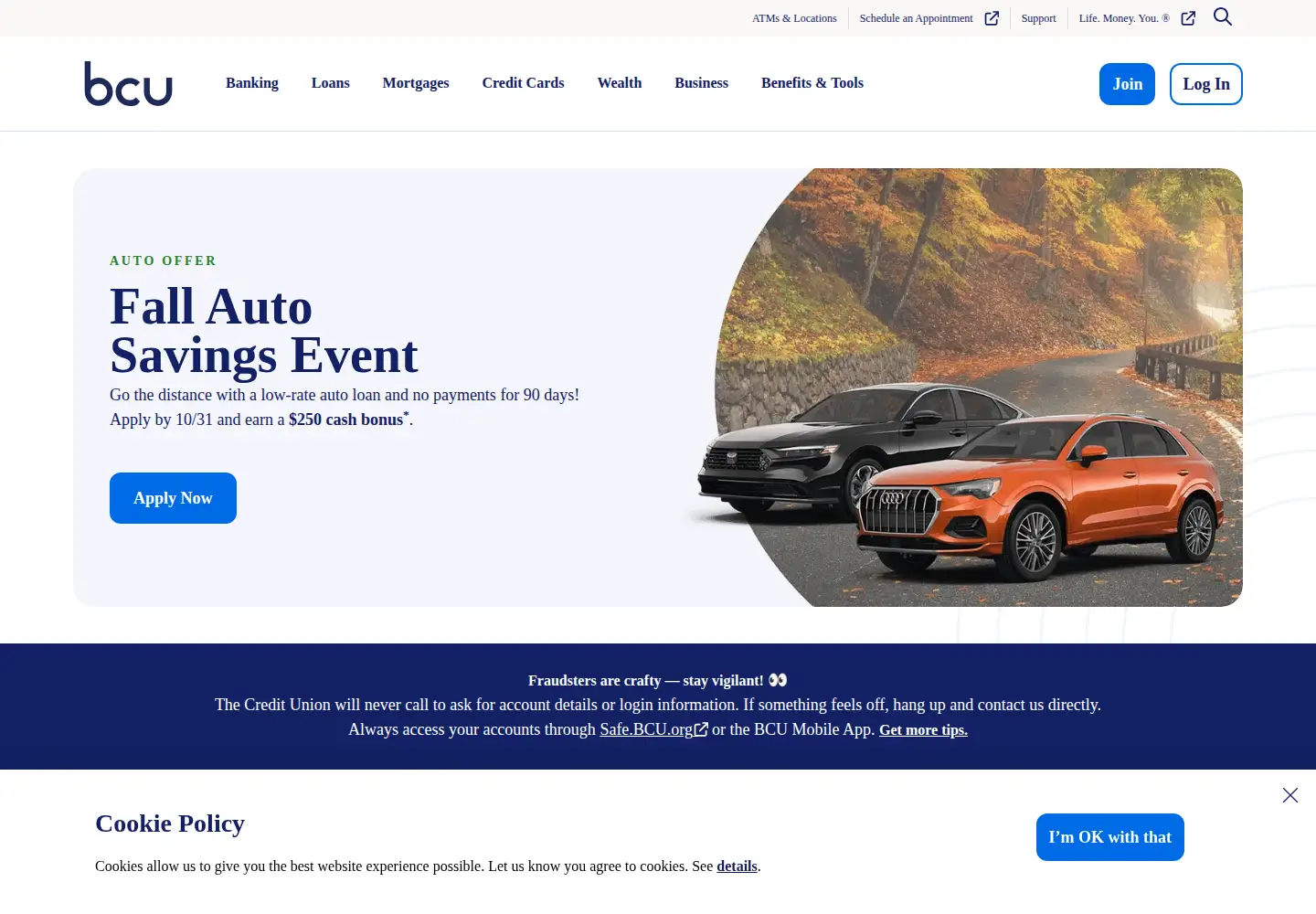 Screenshot of bcu.org