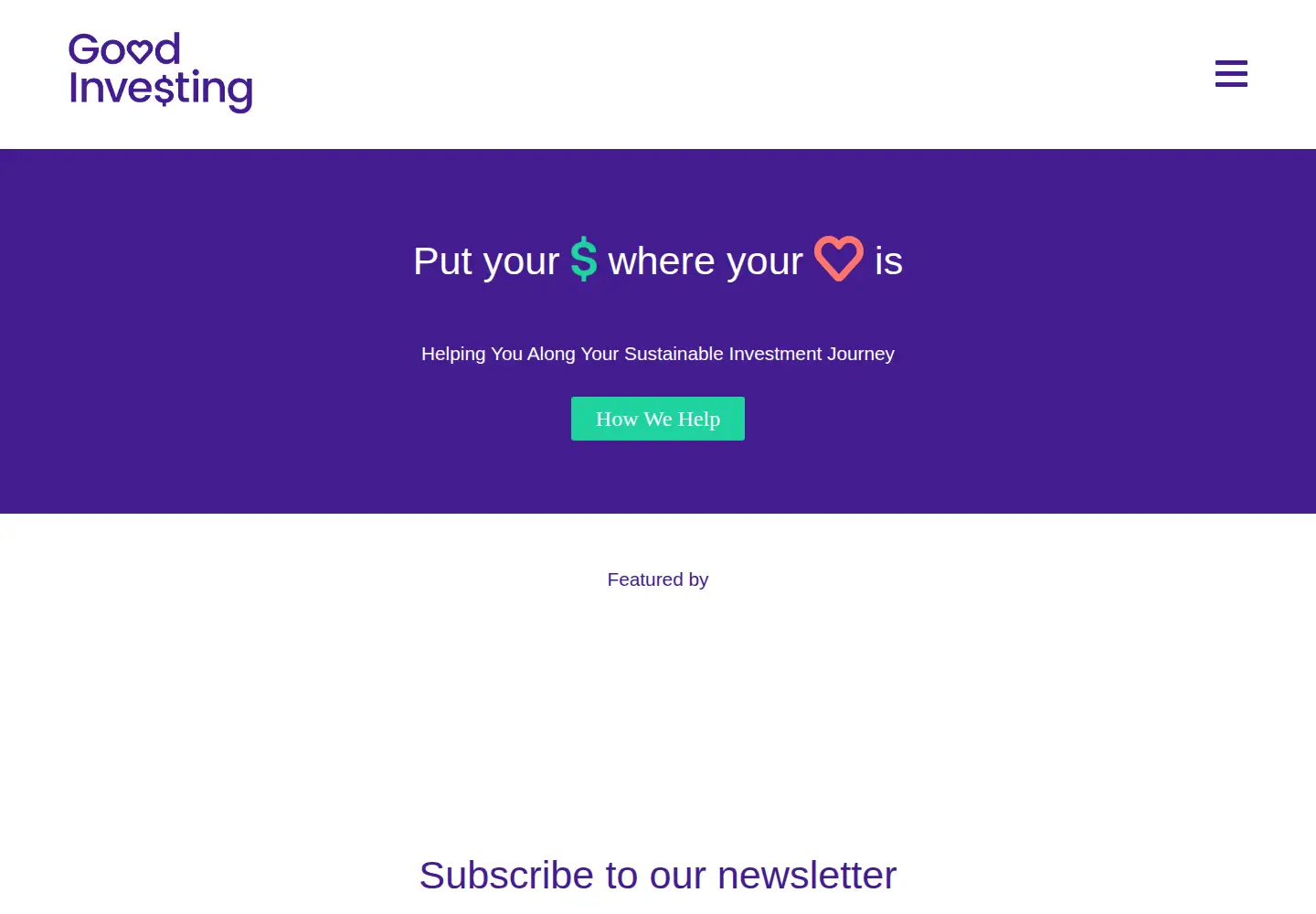 Screenshot of goodinvesting.com