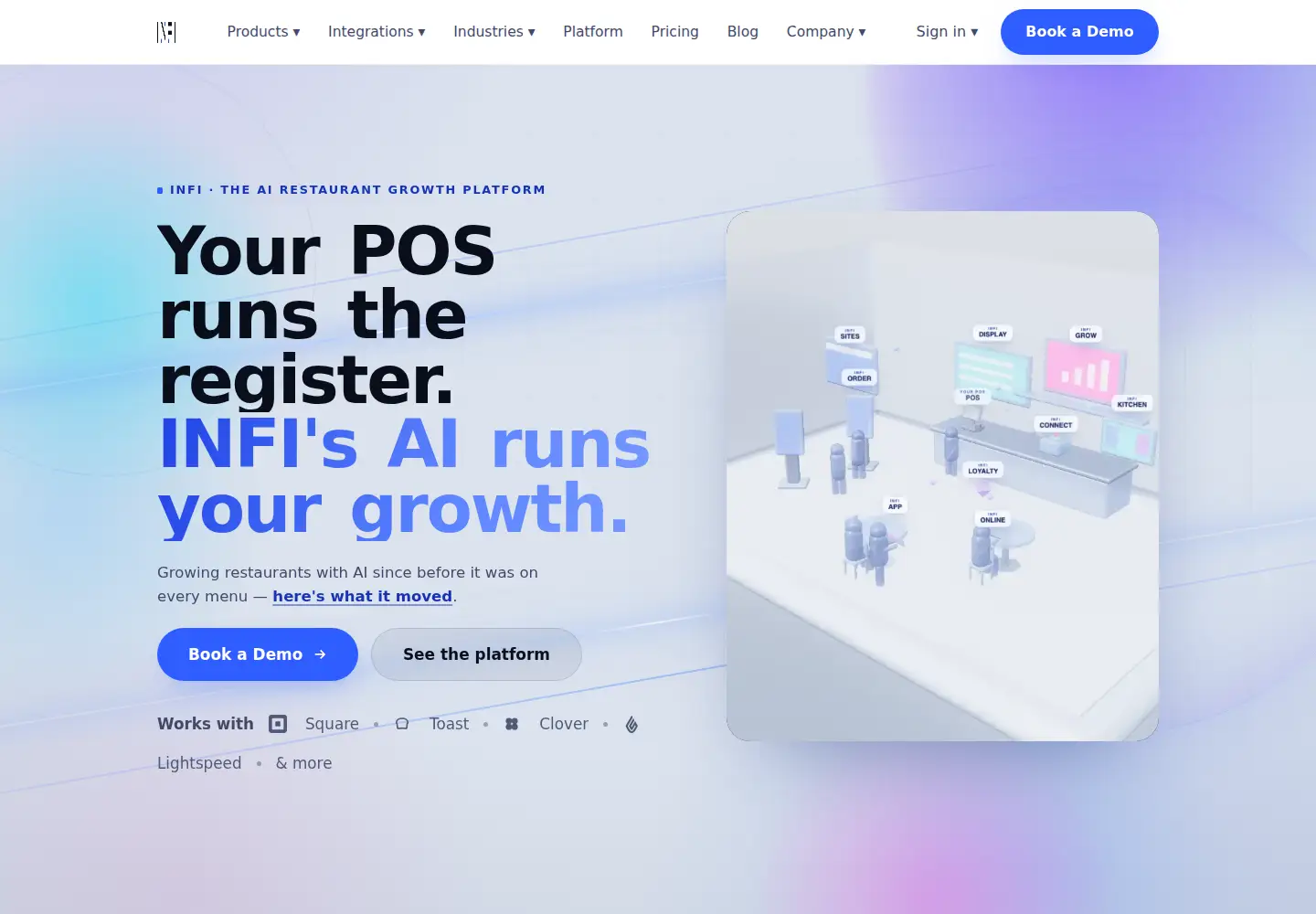 Screenshot of infi.us