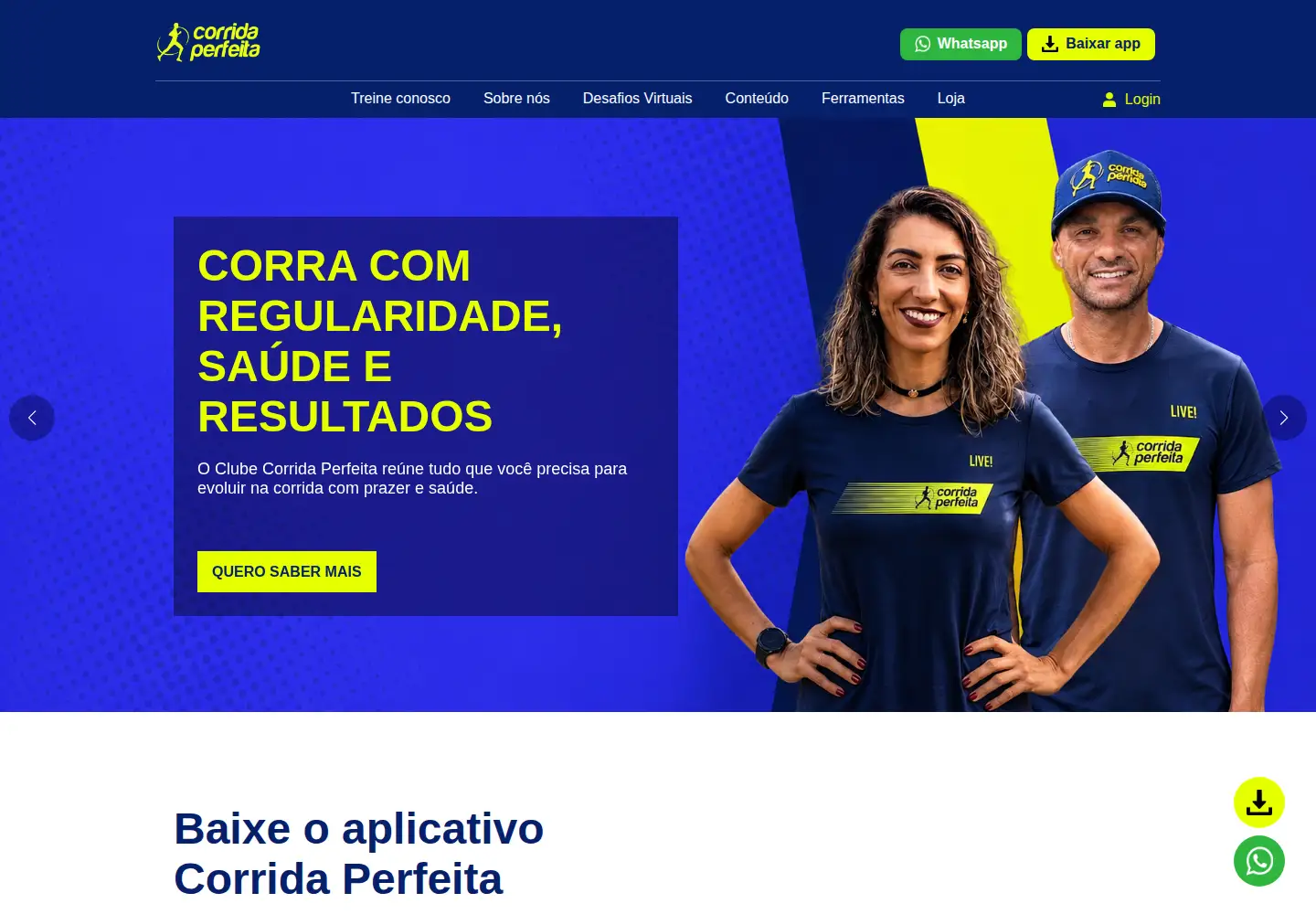 Screenshot of corridaperfeita.com