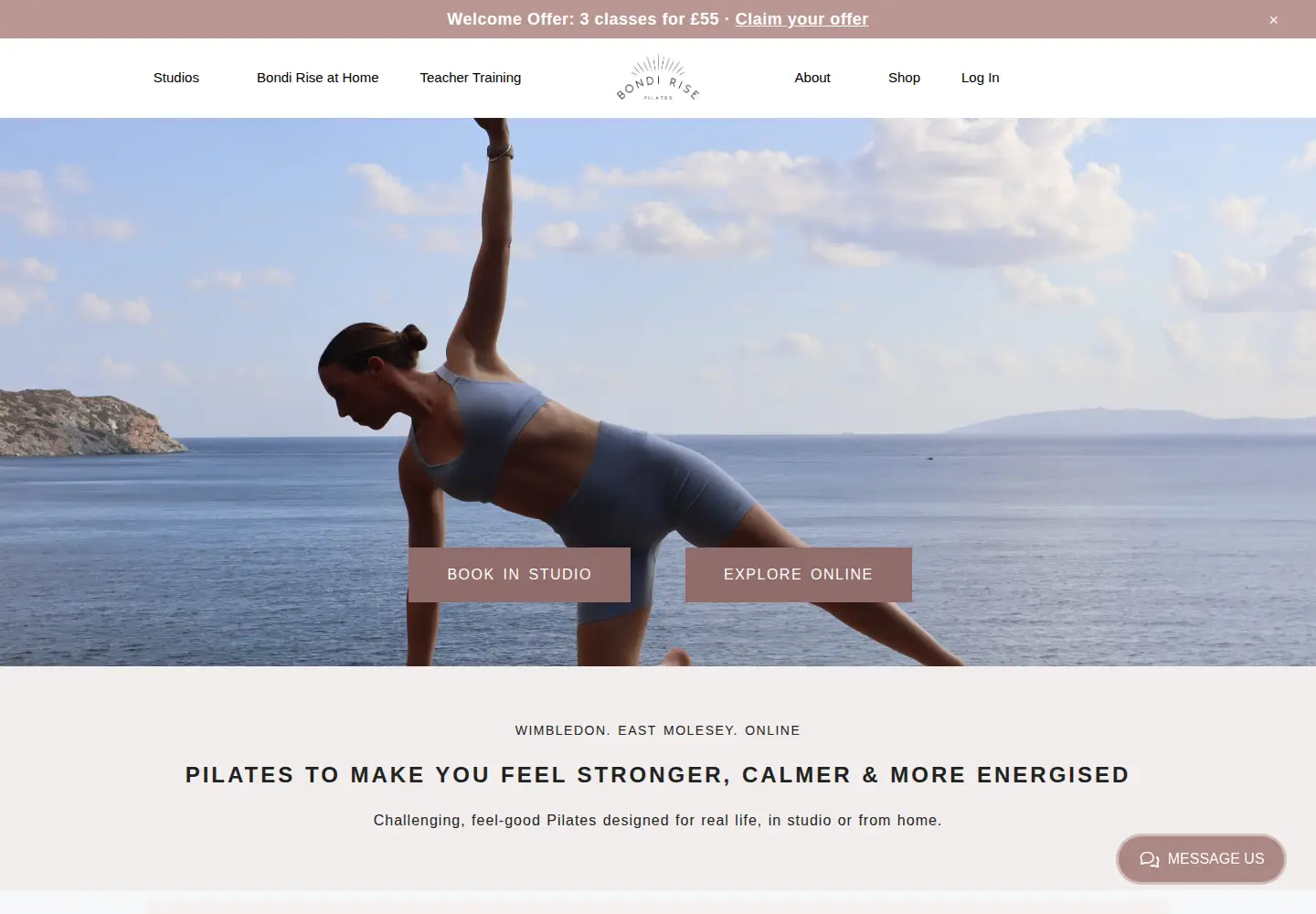 Screenshot of bondirise.com