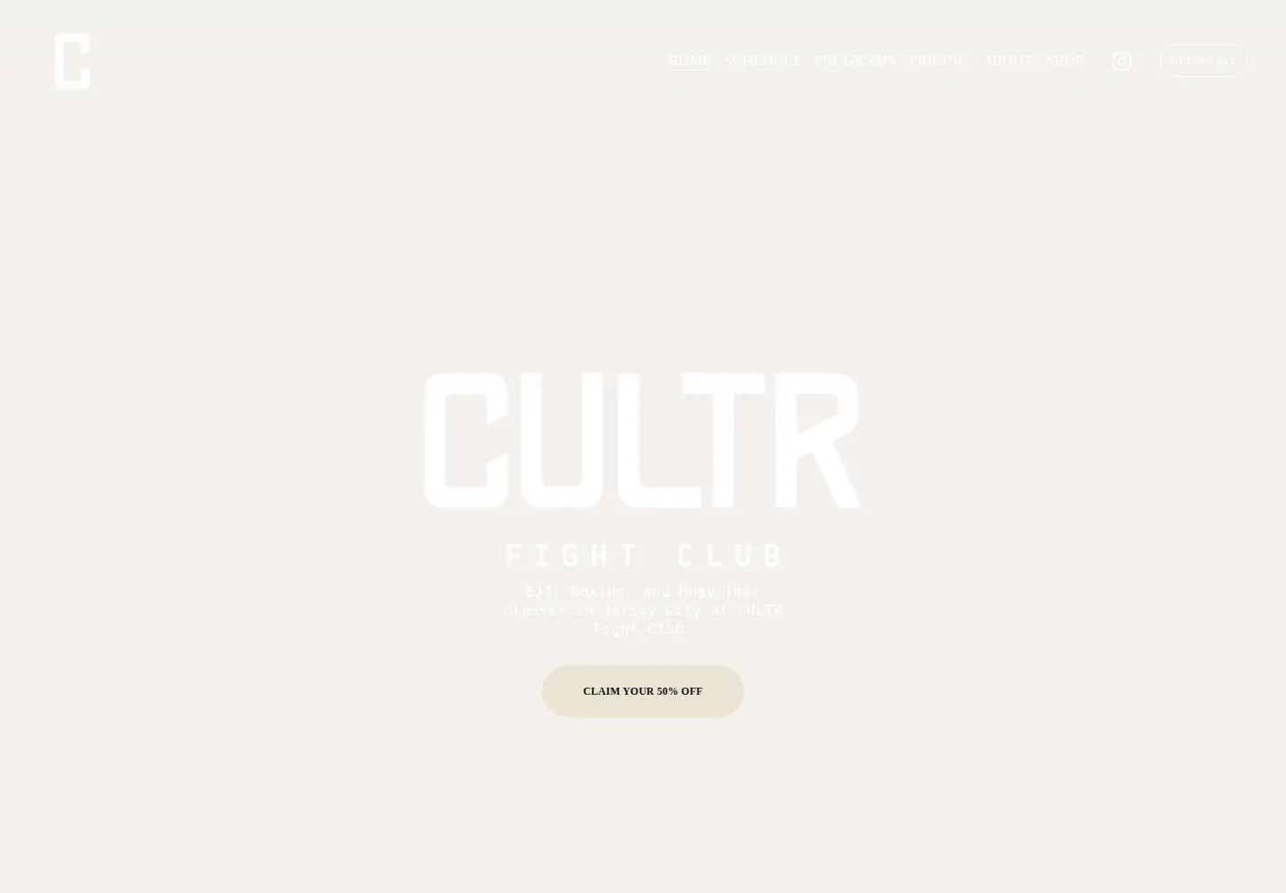 Screenshot of cultrfightclub.com