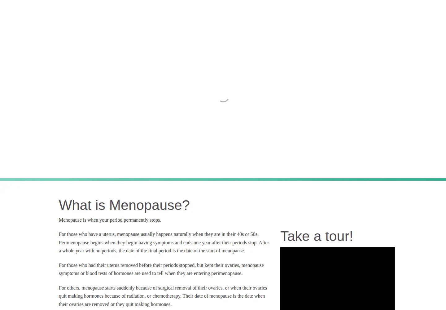 Captured homepage of mymenoplan.org in the current scan
