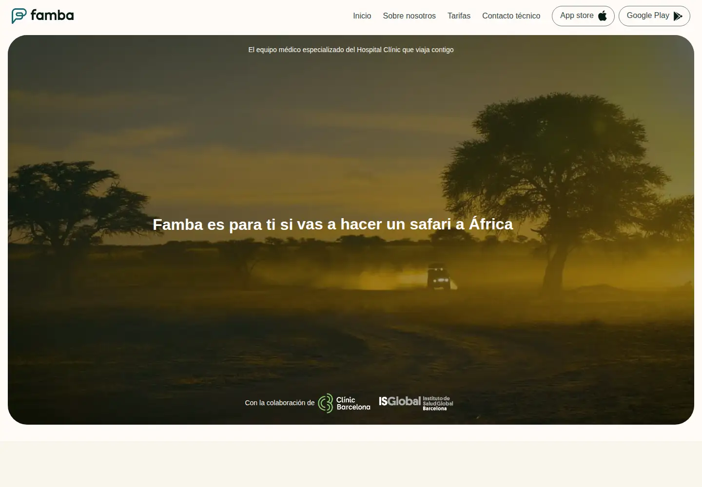 Screenshot of fambaproject.com