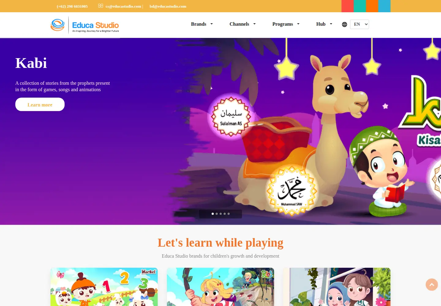 Screenshot of educastudio.com