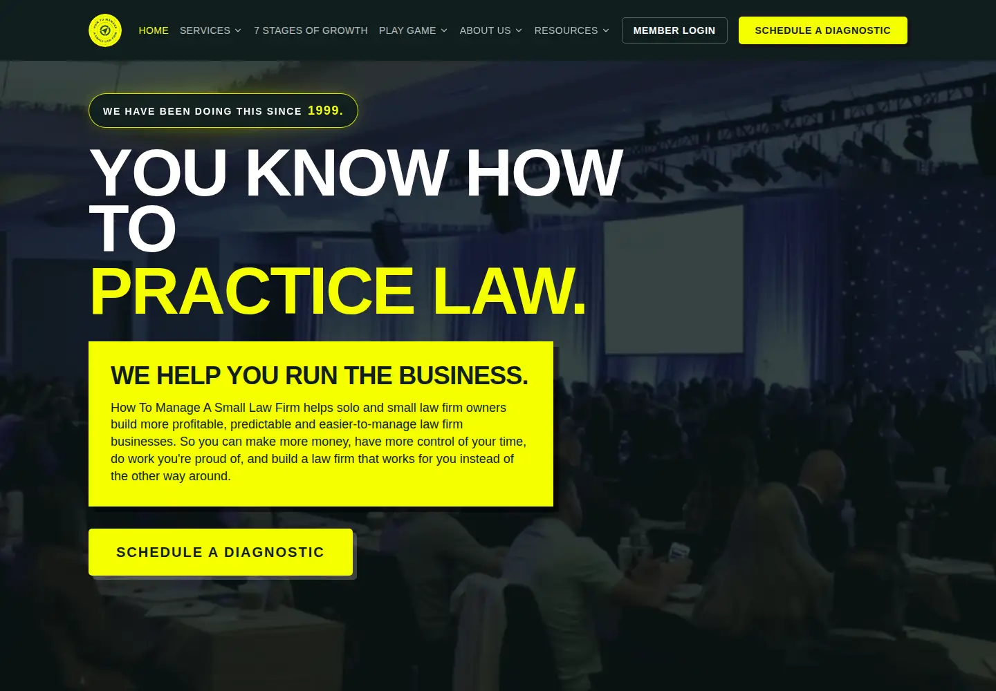 Screenshot of howtomanageasmalllawfirm.com