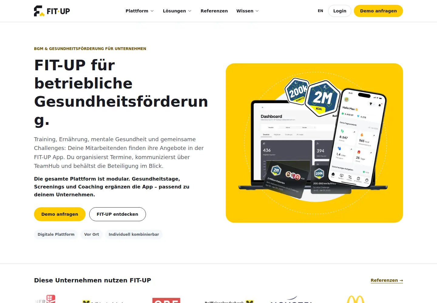 Screenshot of fit-up.com
