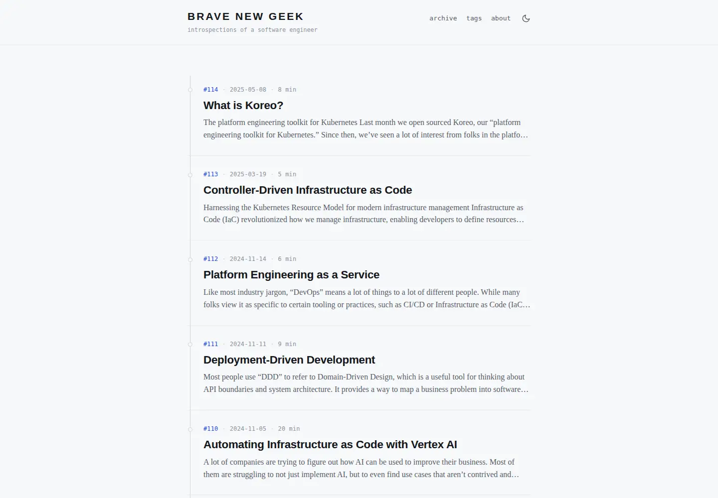 Screenshot of bravenewgeek.com