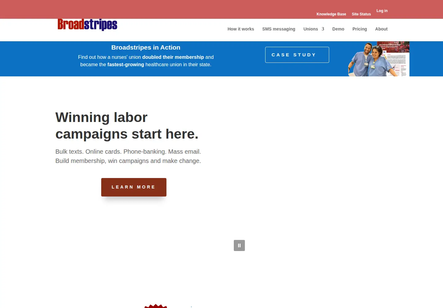 Screenshot of broadstripes.com