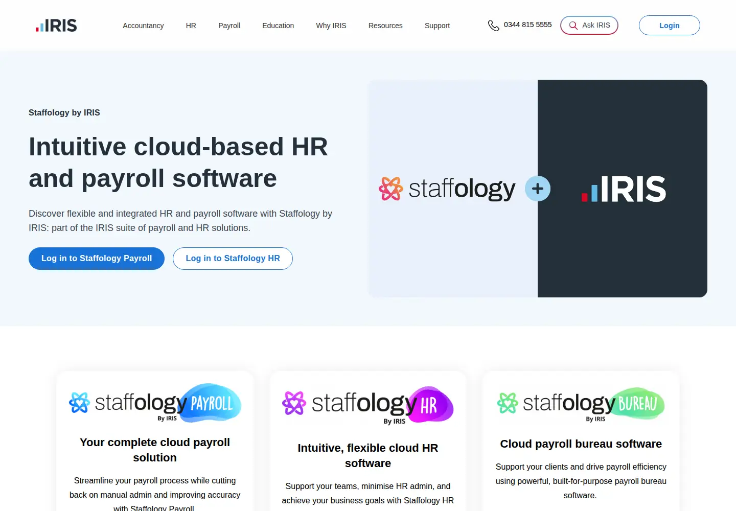 Screenshot of staffology.co.uk