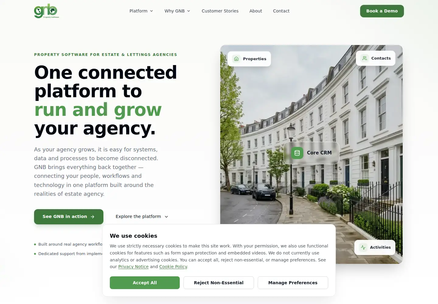 Screenshot of gnbproperty.com