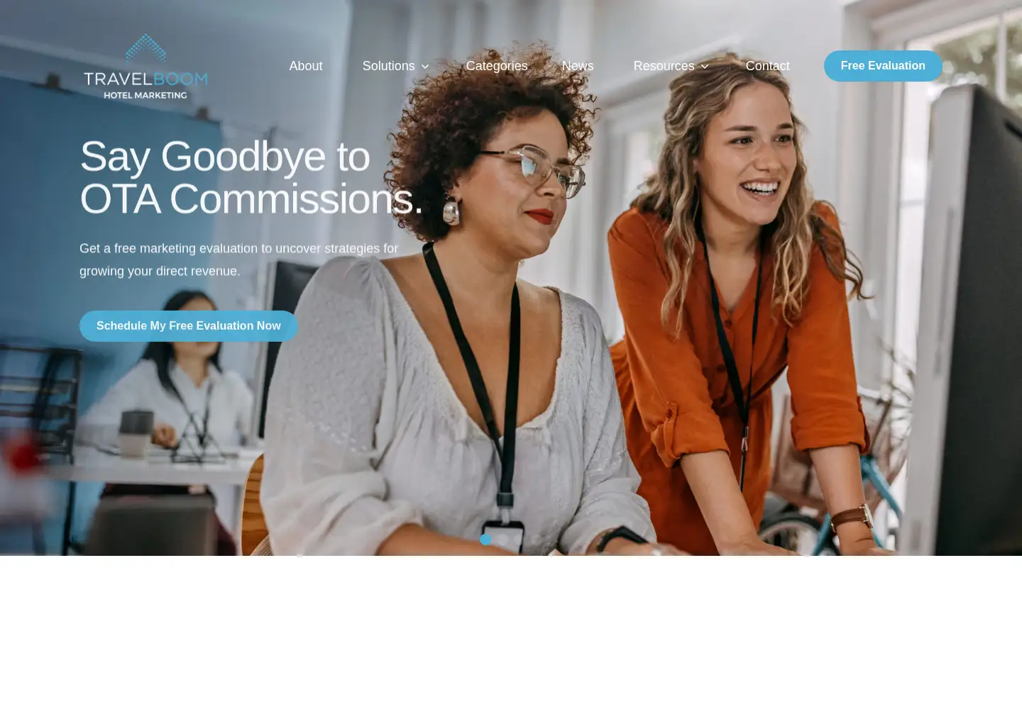 Screenshot of travelboommarketing.com